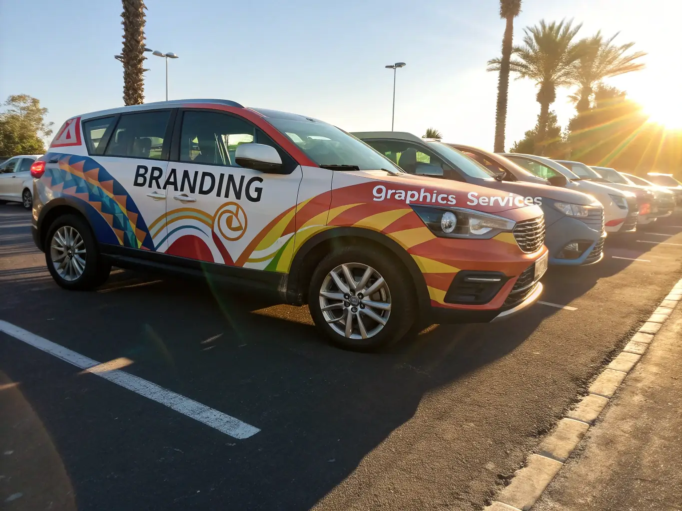 A high-quality print advertisement showcasing a range of commercial vehicles, emphasizing their durability and reliability, with ExpoCars Global's branding prominently displayed.